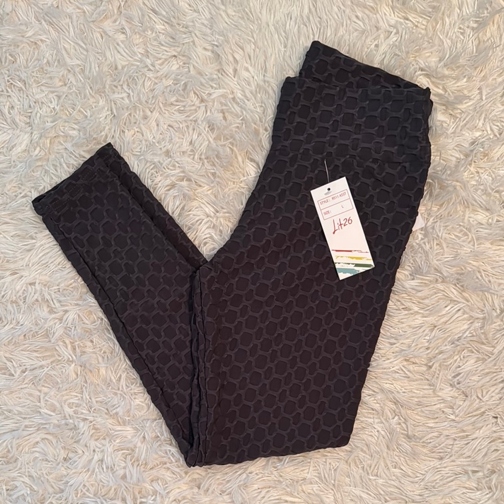 Women’s  Black Patterned Leggings
